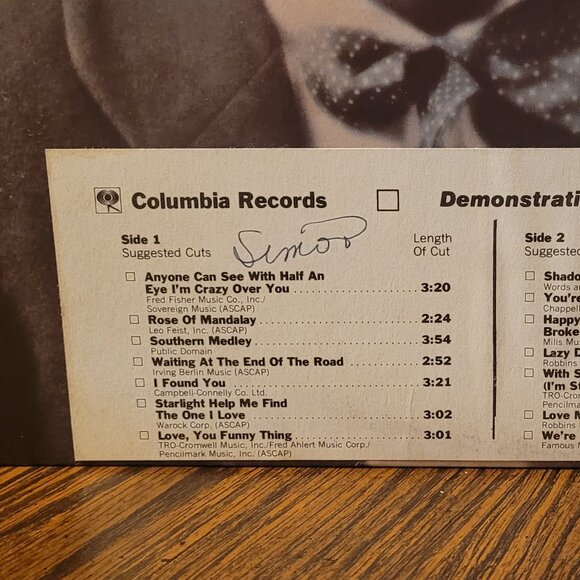 2/$9 Records: " A Bing Crosby Collection" Vol I, Demo 33 1/3 Vinyl LP - Picture 7 of 8